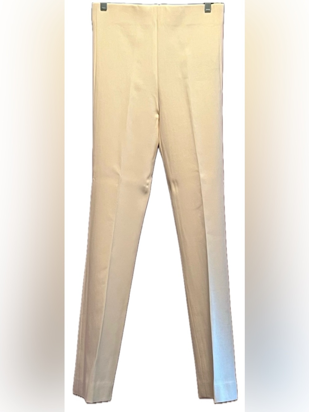 Donna Karan’s Modern Iconic-line Classic Ivory Tailored Dress Pants - Cream Sz 8